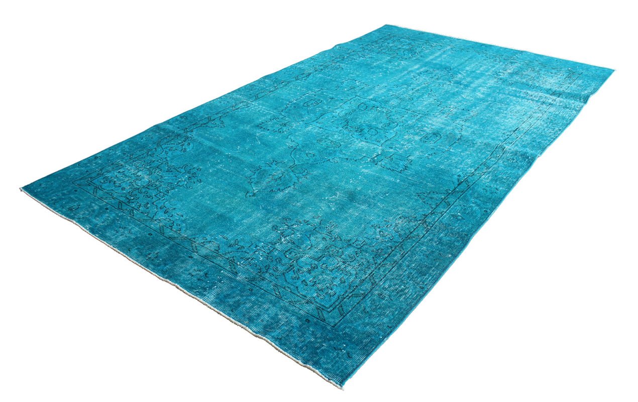 ALFOMBRA VINTAGE AZUL 257 X 150  cm  Kilim Age 