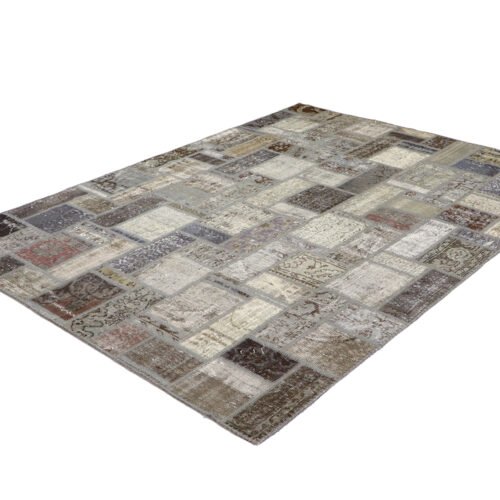 Alfombra Patchwork color gris