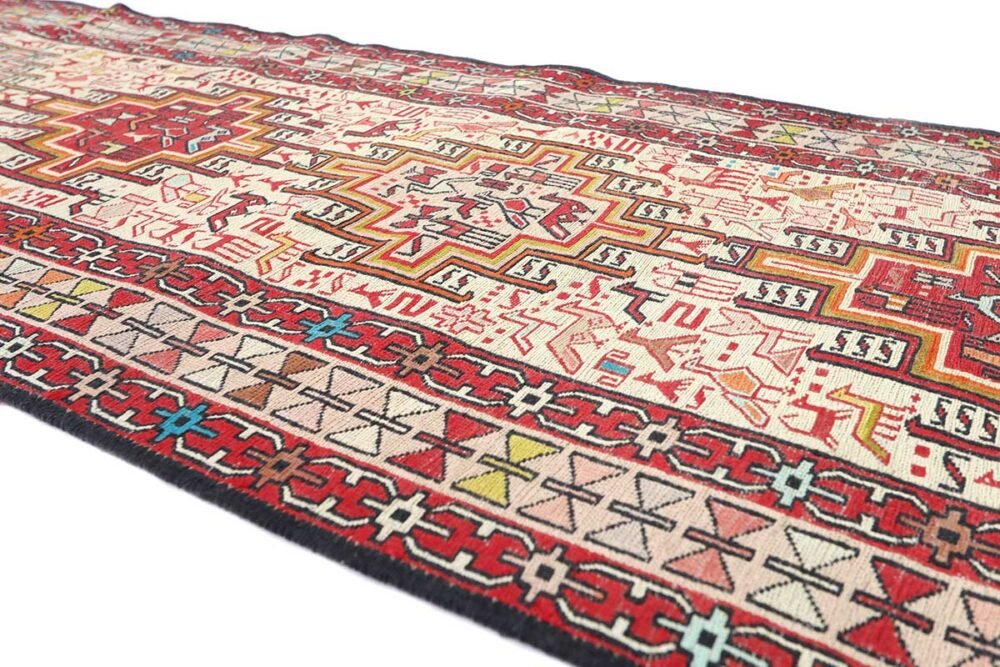 Kilim Soumak Bordado Artesanal