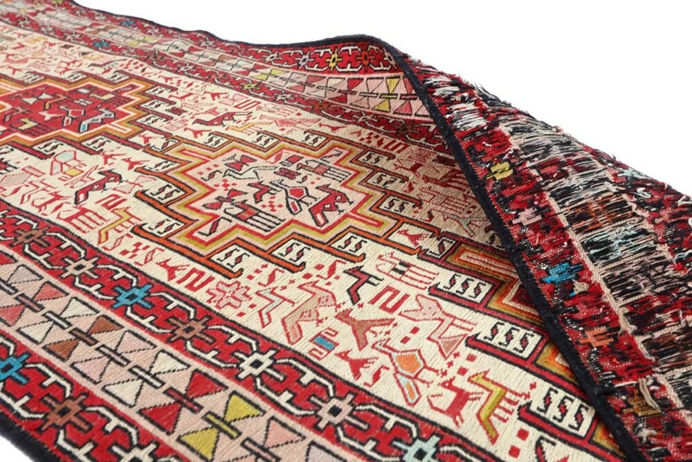 Kilim Soumak Bordado Artesanal