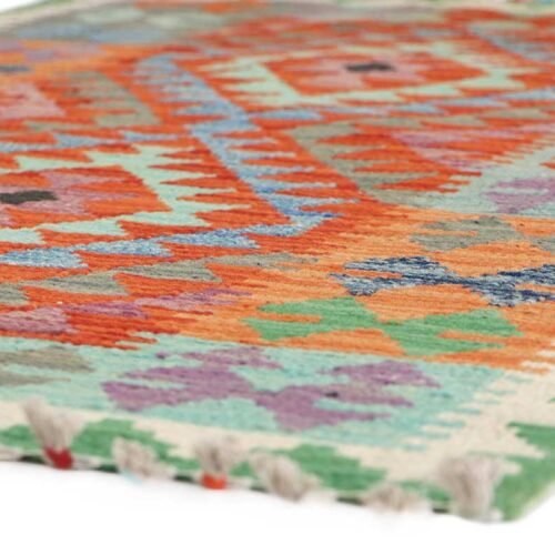 Kilim Afgano Decorativo Pequeño