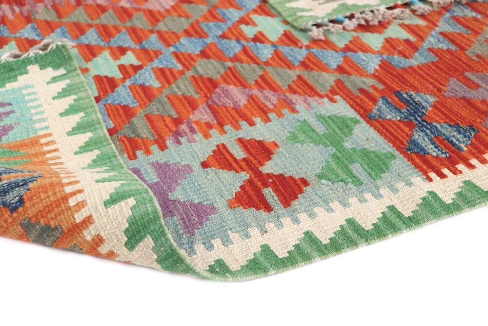 Kilim Afgano Decorativo Pequeño